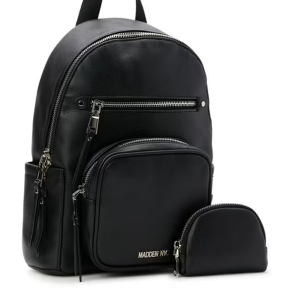 Madden NYC Women's Black Mini Backpack -Steve Madden - Picture 1 of 5